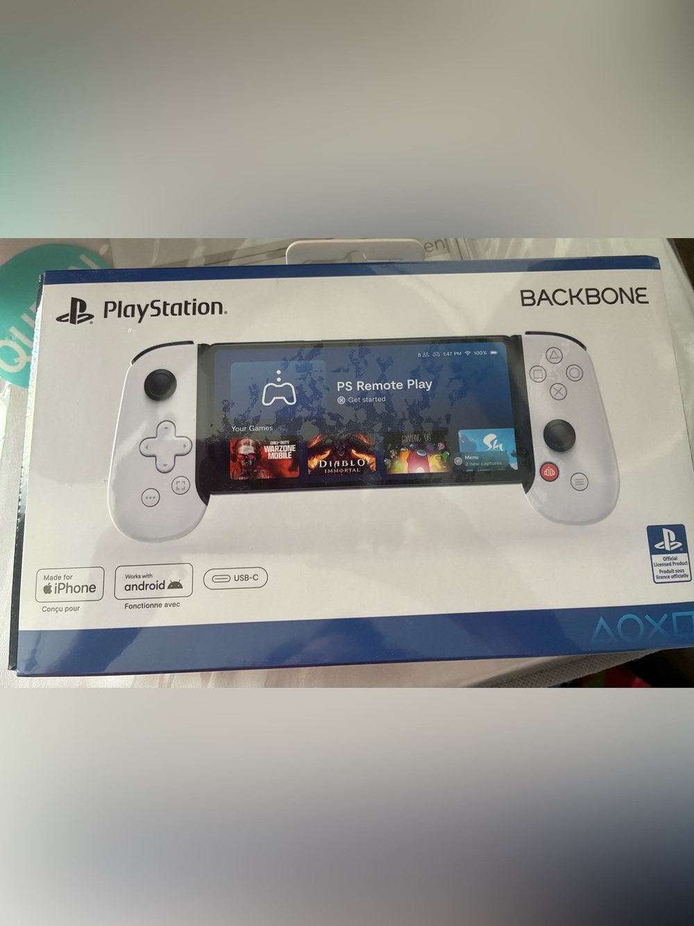Backbone One - Playstation Edition Mobile Gaming controller for iphone/android